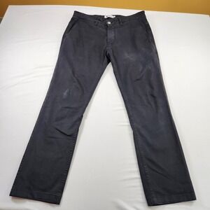NN07 Trousers Men's W32 L32 (32x28)Black Twill MARCO Slim Fit Straight Leg Chino